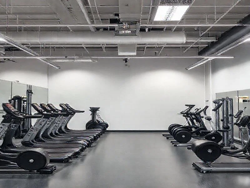 Constellation of abstract, glowing geometric shapes with pastel glow and shimmering data streams.